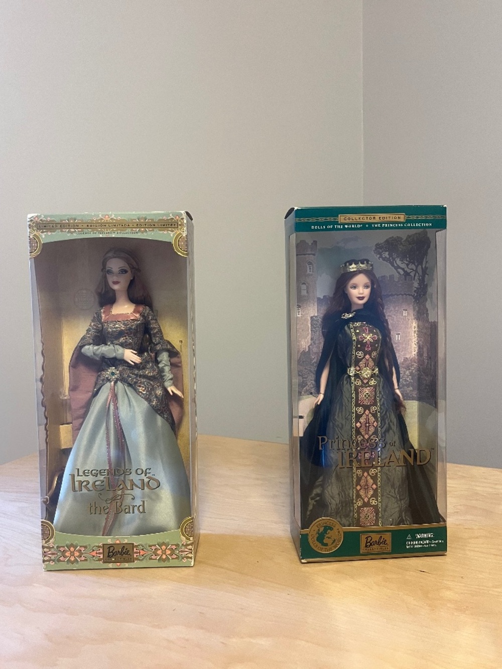 Legends of Ireland “The Bard” Barbie + Princess of Ireland Barbie Bundle